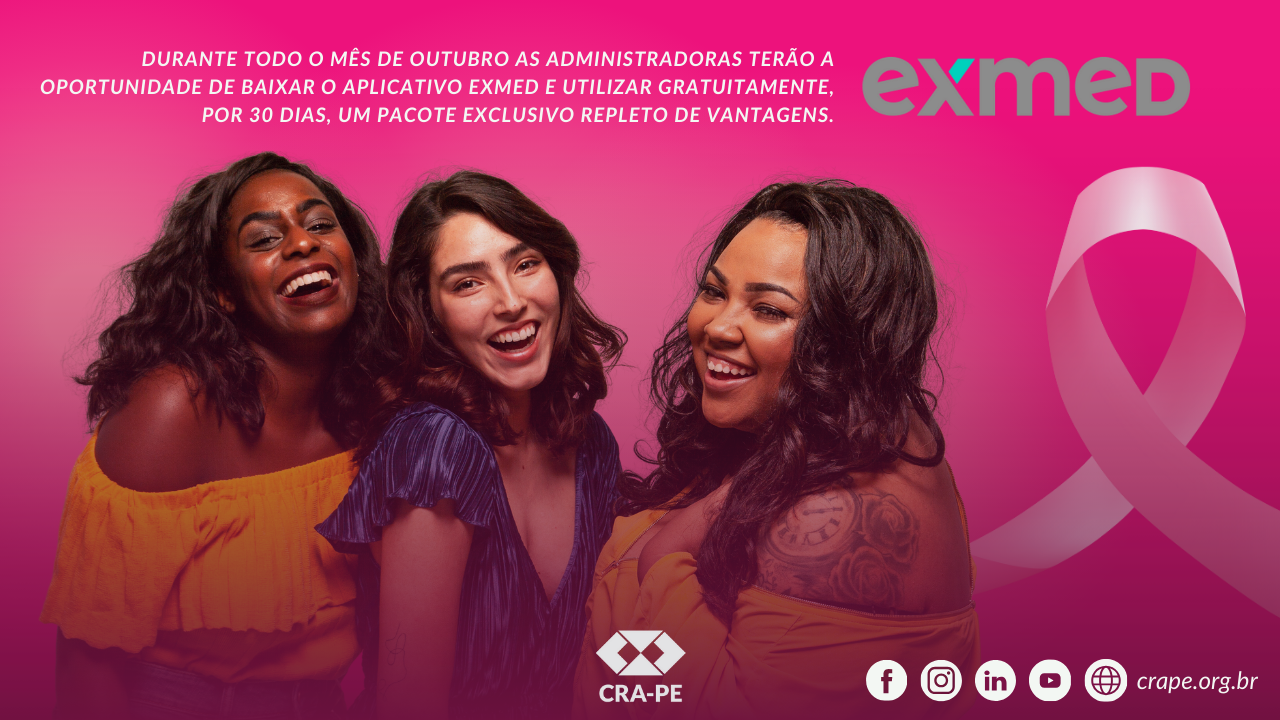 No momento, você está visualizando Parceria Especial no Outubro Rosa: CRA-PE e EXMED Cuidando da Sua Saúde