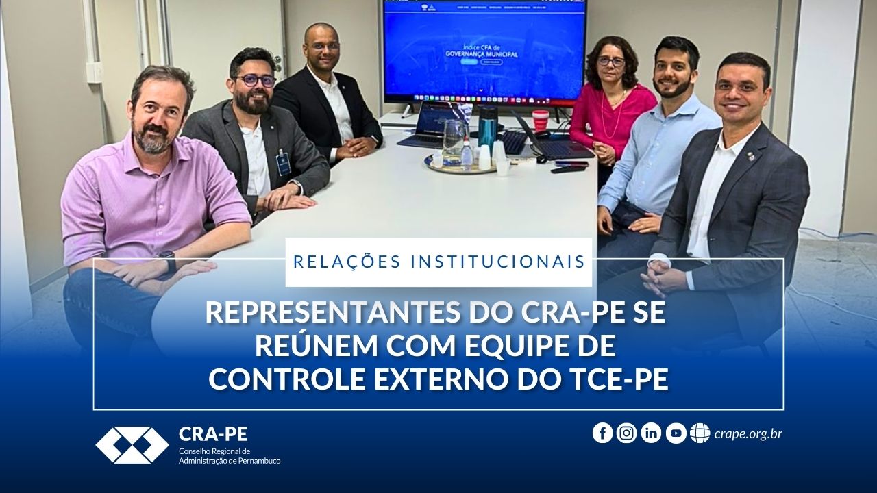 Leia mais sobre o artigo Representantes do CRA-PE se reúnem com equipe de controle externo do TCE-PE