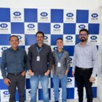 Da esq.p/ dir: Adm. Heverton Gonçalves, Marcos Susin, Roges Alencar e Adm. Emerson Mendonça