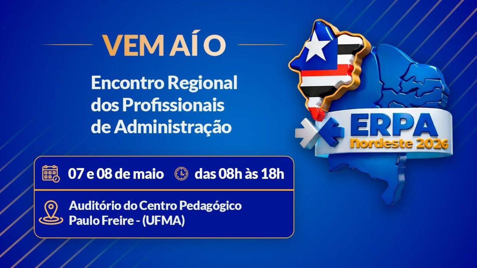 Leia mais sobre o artigo São Luís se prepara para receber o Encontro Regional dos Profissionais de Administração da Região Nordeste